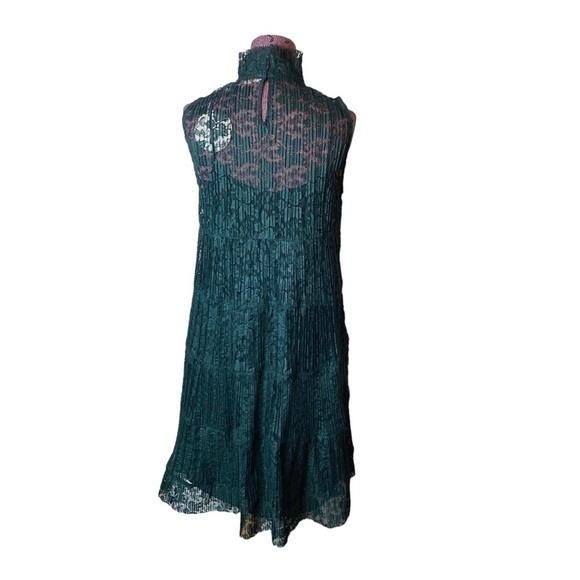 See By Chloe Sz 36 US 4 Deep Forest Green Lace Dress NEW - Picture 5 of 6